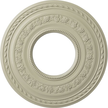 Ekena Millwork Anthony Ceiling Medallion (Canopies up to 11 5/8"), 29 3/8"OD x 11 5/8"ID x 1 1/8"P, Clear Yellow CM29ATCYF